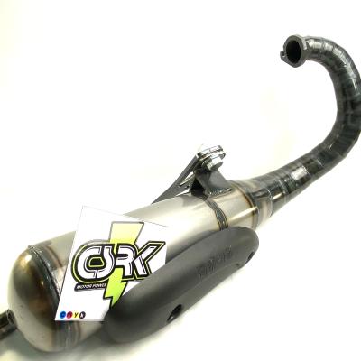 China Popular Style DIO50 Mute Exhaust Pipe For Honda Dio AF18 AF25 125cc Air Rise Dio 50 Scooter Exhaust Pipe Muffler for sale