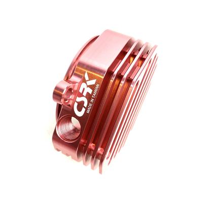 China Hot Selling Stainless Steel Csrk CNC Motorcycle Heat Resistant Hood Racing Valve Cover Scooter Hot Water Tank Cover For Cygnus for sale