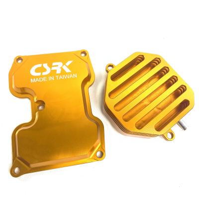 China CSRK Stainless Steel Motorcycle Accessories Scooter Valve Cover Heat Resistant Hot Water Tank Cover for sale