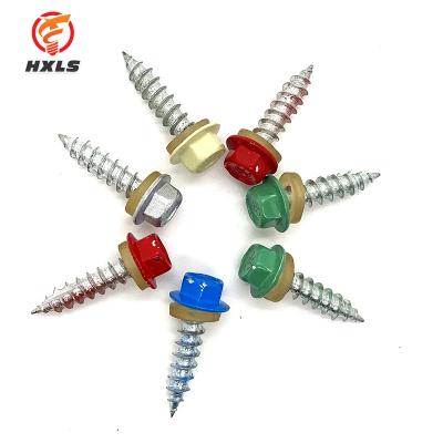 China General Industry Baking paint external hexagon self-tapping wood screws factory wholesale for sale