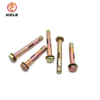 China High Quality Building Construction Internal Expansion Bolts / Yellow Zinc / For Speed ​​Bumps Sleeve Anchor Bolt for sale