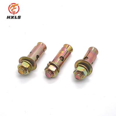 China Building Construction Expansion Anchor Bolt Expansion Anchor Yellow Carbon Steel Zinc Factory Outlet for sale