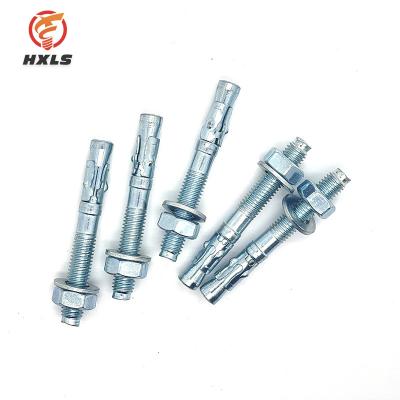 China Building Construction Wedge Anchor Through Bolt Wedge Anchor Concrete Expansion Bolts for sale