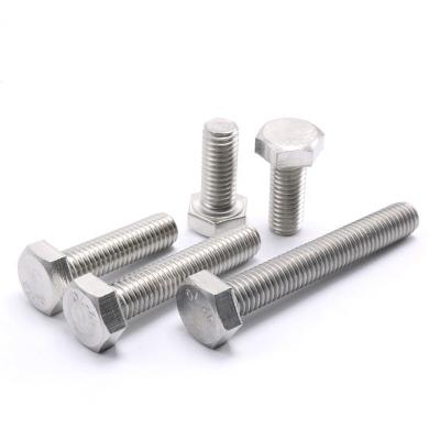 China Stainless Steel Manufacturer Sell DIN933 Stainless Steel Hexagon A2-70 External Full Tooth External Hex Screw 304 Bolt M3-M24 for sale