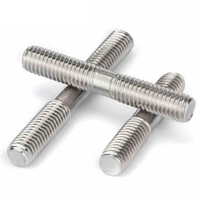 China Industry General Manufacturer Wholesale Stainless Steel Stud Threaded Rod Double End Head Studs Bolt for sale