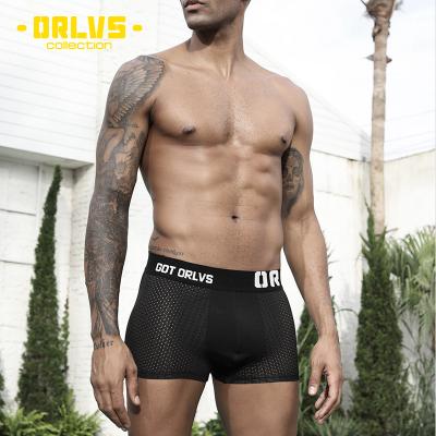 China Anti-Static Mens Underwear, Solid Color, Sexy, Breathable, Mens Boxer Shorts for sale