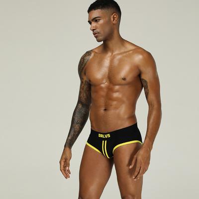 China Anti-static men's underwear, low waist, elastic cotton, U-shaped, sexy briefs, summer breathable shorts, and shorts for sale