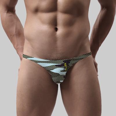 China Anti-Static Mesh fabric underwear men's thong Sexy underwear Breathable low-rise thong for sale