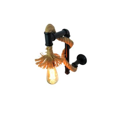 China Industrial Wall Sconces Lighting Farmhouse Brass Light Water Pipe Sconce Indoor and Rustic Wall Set Lights Vintage Hanging Lamp for sale