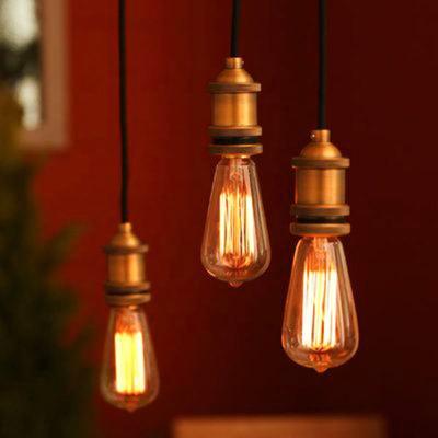 China Antique Glass Style Vintage Edison Light Bulbs ST58 40W 60W 110V/220V for sale