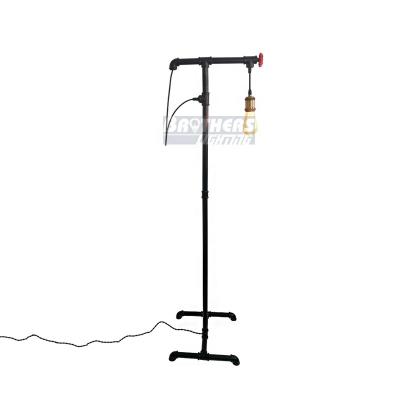 China Industrial Rusty Floor Light Water Pipe Floor Lamp Modern Retro Floor Light for sale