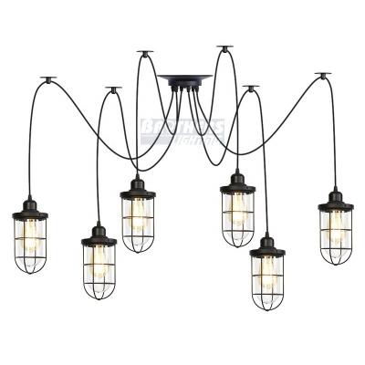 China Residential Ceiling Lamp American Art Iron Chandelier Village Pendant Lamp for Living Room, Dining Room, Bars for sale