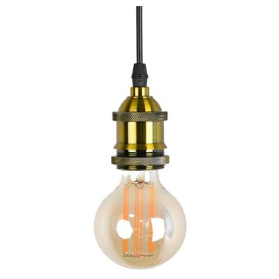 China Screw Pendant Light Kit, Vintage E26 Rope Pendant Light Socket, Adjustable Lamp Wire Socket Hanging Lamp For Kitchen for sale