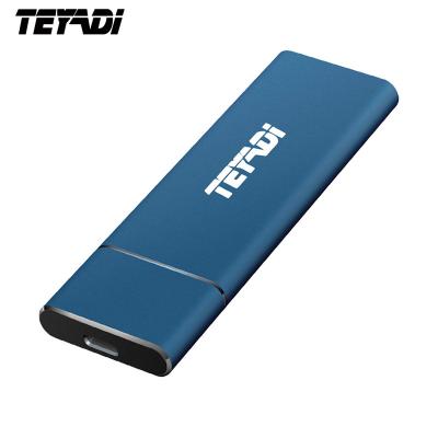 China 256GB capacity TEYADI portable solid state drive usb3.1 ssd high speed hard drive 256gb for laptop desktop computer notebook for sale