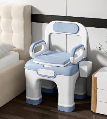 China 2022 Modern Portable Toilet-Chair-For The Elderly Elderly Potty Chair For Old Man Plastic Mobile Toilet for sale