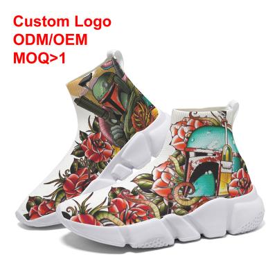 China Custom Women's Sports Cushioning Breathable Casual Shoes New Fashion 2022 Summer Flat Shoes for sale