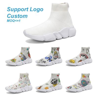 China 2022 Quality Customization Children's Sports Shoes Socks Light Manufacturer Wholesale Fashion Universal Children's Shoes for sale