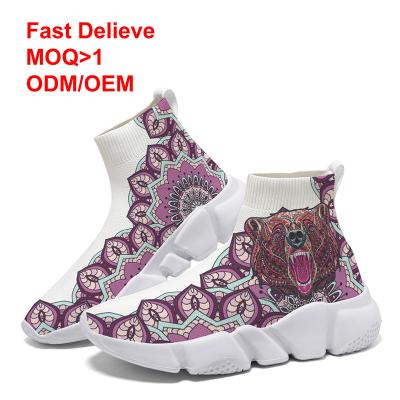 China Promotional High Quality Casual Children's Light Weight Children's Summer Shoes Wholesale Promotional Running Shoes Customized Designs for sale