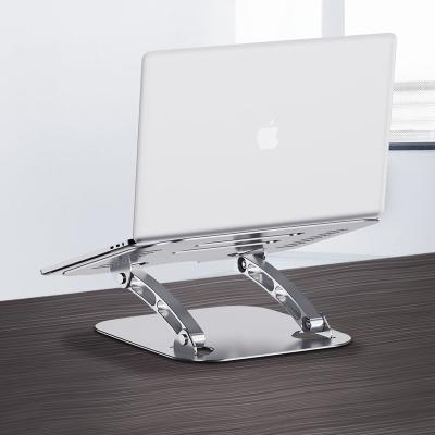 China Ergonomic Metal Laptop Stand (Waist) Adjustable Aluminum Computer Stand Holder Notebook Compatible with 10-15.6 inch Computers for sale