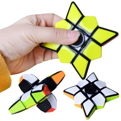 China 2022 Hot Selling Colorful Cube Popular In Amazon Fingertip 1*3*3 Effort Release Spinner Funny Toy Wholesale Relaxation for sale