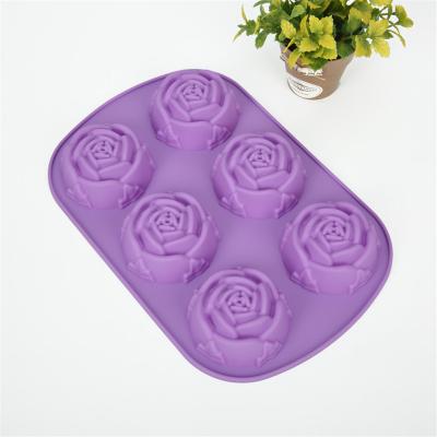 China HUAMJ diy silicone stocked shiny skull with flower rose straw mold key chain mold resin silicon mold for sale