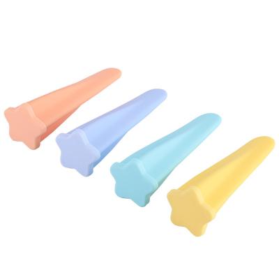 China HuaMJ Amazon safe and odorless household children's shop viable creative wholesale 3 ice cream silicone mold dessert popsicle mold for sale