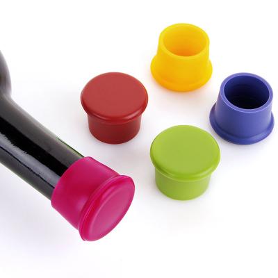 China Viable Wholesale Hot Selling Amazon Round Sealing Bottle Cork Rubber Wine Silicone Stopper for sale