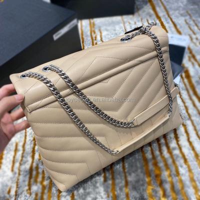 China Waterproof Professional Italian Top Quality Handbag Luxury Real Leather Crossbody Bag Chain Flap Shoulder Bag Tote Purse Superior Suppliers for sale