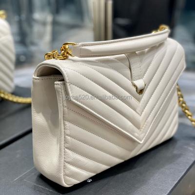 China Waterproof Retro Genuine Leather Crossbody Bag Female Chain Small Square Bag Luxury Shoulder Bags Ladies Purses with great price  392737 for sale