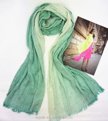 China 100% viscous rayon 100% long striola scarf stripe fashion viscous pashmina scarf for sale