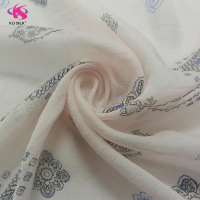 China Wholesale Price Fabrics Floral Digital Simple Chiffon Printing Fabric Chiffon Silk Fabric For Dress Scarf for sale