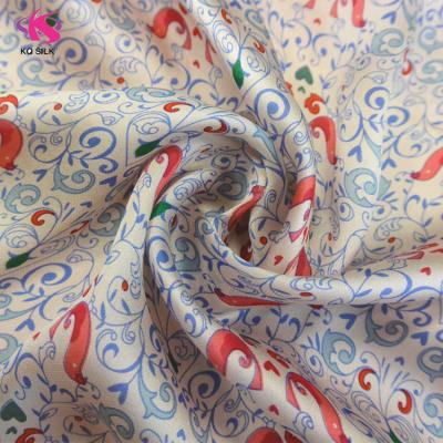 China High Quality Plain Satin Paisley Crepe Printed Silk Fabric Satin Georgette Silk Fabric For Woman Dressing for sale