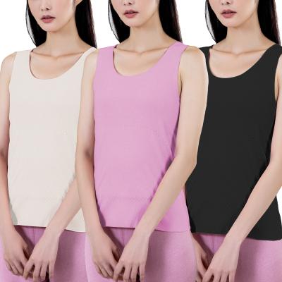 China QUICK DRY autumn and winter full waist warm shapewear slim fit vest for sale