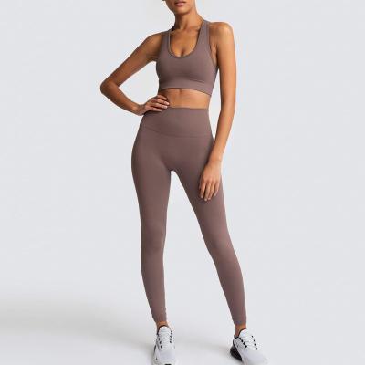 China High Quality Seamless Women's Workout Clothing Colorful Gym Breathable Active Set and Yoga Fitness Ladies Sportwear Yoga Wear for sale