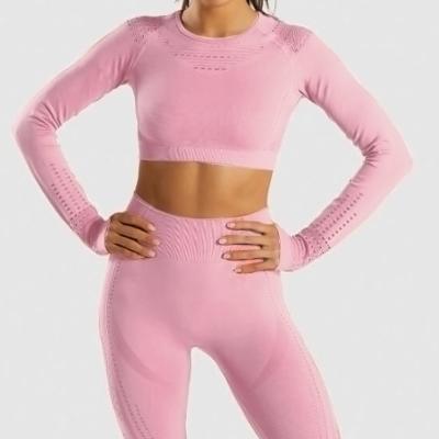 China Wholesale Breathable Lightweight Ladies Yoga Set Women's Gym Wear Workout Sets High Quality Fitness Clothing for sale