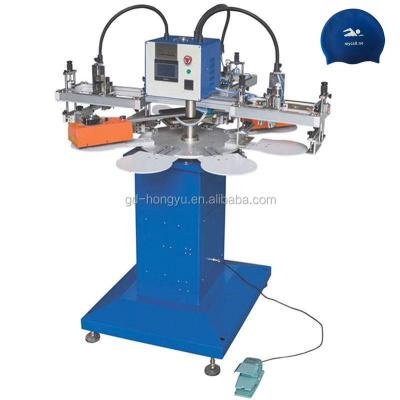 China Advertising company silicone swimming cap screen printing machine printer for sale