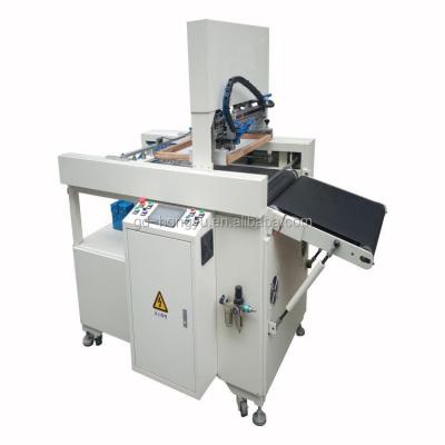 China Factory automatic gluing machine, glue screen printing machine, glue coating machine for cardboard for sale