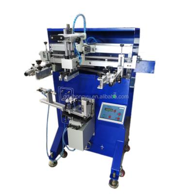 China Shops HY300A printing curved screen printer, cylinder screen printing machine for cups bottles pens for sale