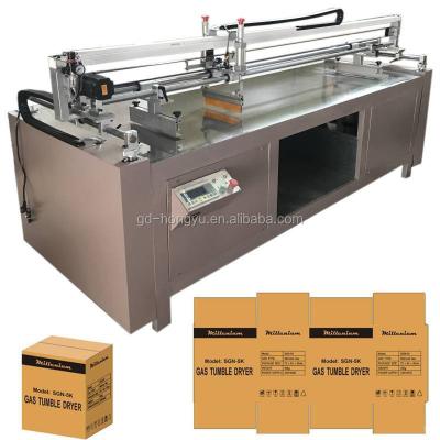 China machinery repair shops pizza box paper crate corrugated screen printing machine for sale for sale