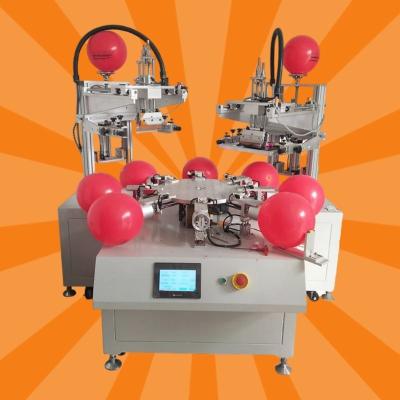 China Hot sale balloon printing machine air balloon screen printing machine 2 color screen printer latex ball printing material for sale