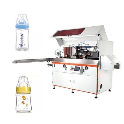 China Factory Automatic Baby Bottle Feeder Screen Printing Machinery With UV Curing Device for sale