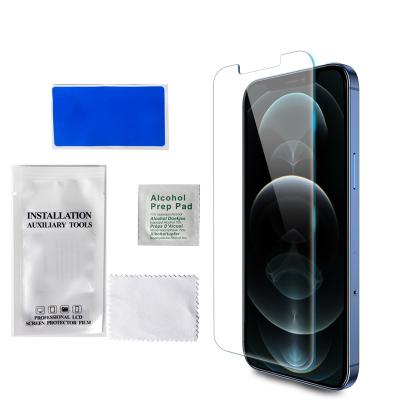 China Mobile Phone Grade HD Mobile Phone Screen Protector Military Clear Tempered Glass Film For iPhone 12 mini for sale