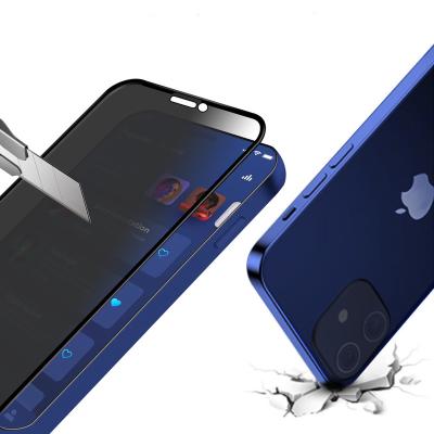 China Full Cover PC/Notebook Anti Spy 3D Privacy Screen Protector Clear Tempered Glass For iPhone 11 Pro XS XR iPhone 12 Max for sale