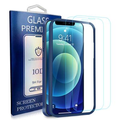 China Shinebright 2020 9H 2.5D PC/Notebook Screen Glass Protector for iPhone 12 pro Max Tempered Glass with install view for sale