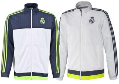 China Real Madrid Soccer Jacket Men Football Coat Embroidery Logo Zipper Tracksuit Thai for sale