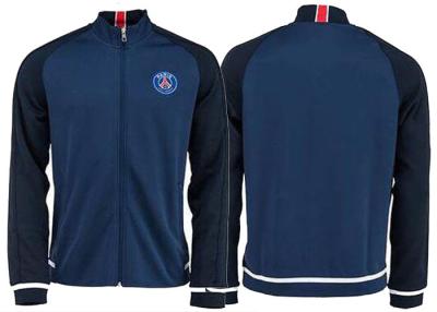 China Paris Saint Germain Blue Soccer Jacket Football Coat Custom Sports Uniform PSG for sale