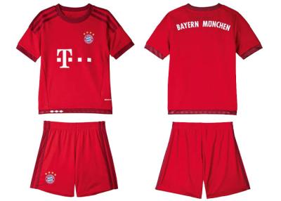 Cina L'abitudine scherza il Bayern Monaco del Jersey di calcio, camice rosse domestiche rosse di calcio in vendita