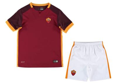 China Roma Home Totti Chidren XXXL Soccer Jersey Short Socks Set Tranning Uniform for sale