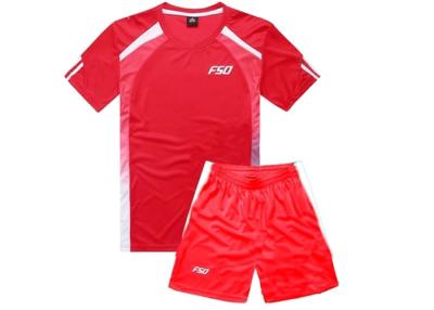 China Original Football Shirts Man Plain Team Uniform Customed Name And Number On Grade for sale