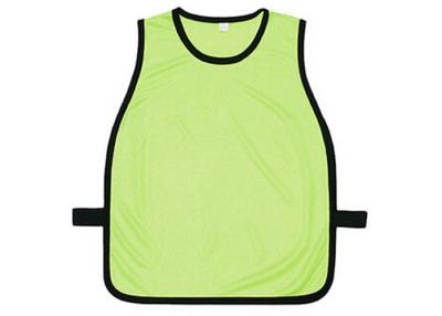 China Blue / Yellow Blank Soccer Training Vest Customized Logo Advertisement OEM for sale